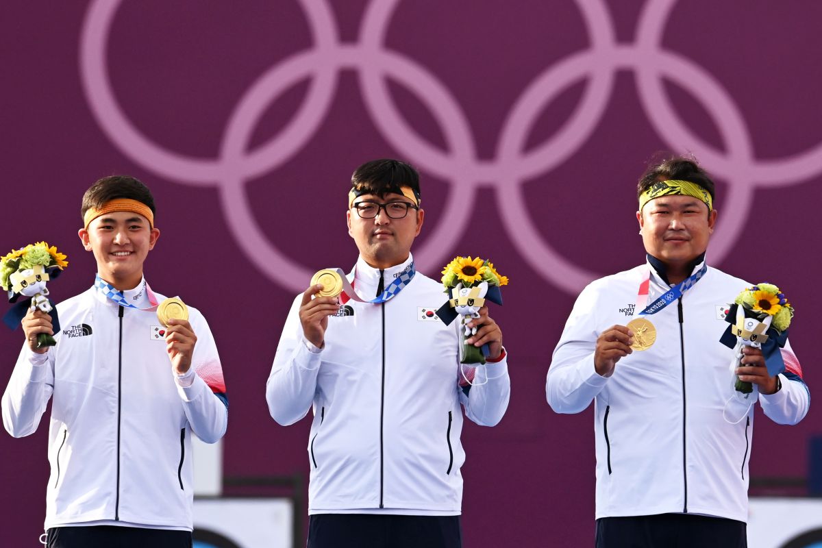 Olimpiade Tokyo, tim panahan Korea Selatan belum terkalahkan usai emas beregu putra