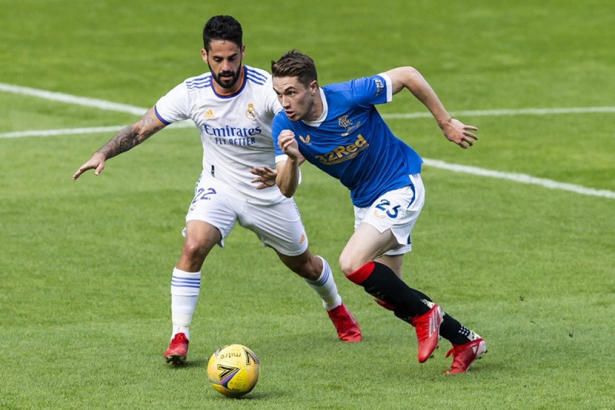 Real Madrid kalah dari Rangers dalam laga persahabatan