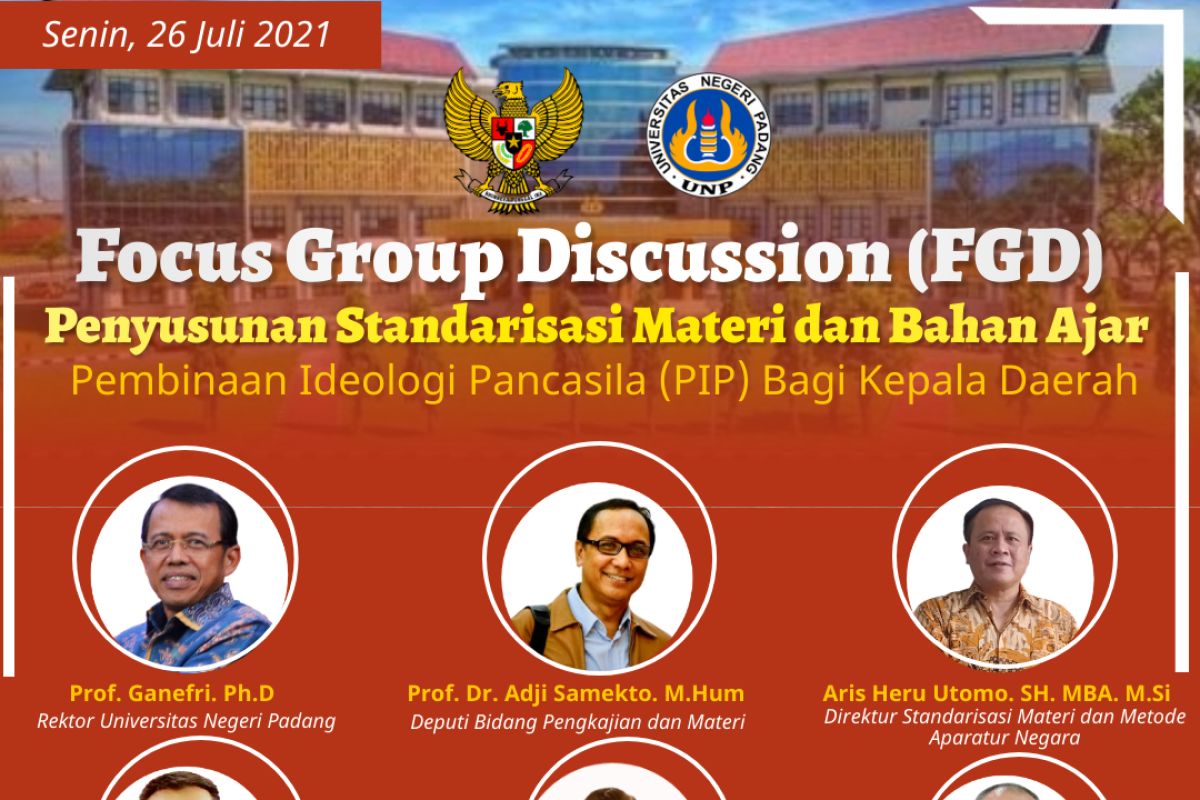 PKP UNP siapkan bahan ajar Pembinaan Ideologi Pancasila bagi kepala daerah