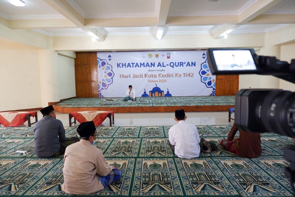 Pemkot Kediri sambut HUT ke-1142 dengan kataman Al-Quran