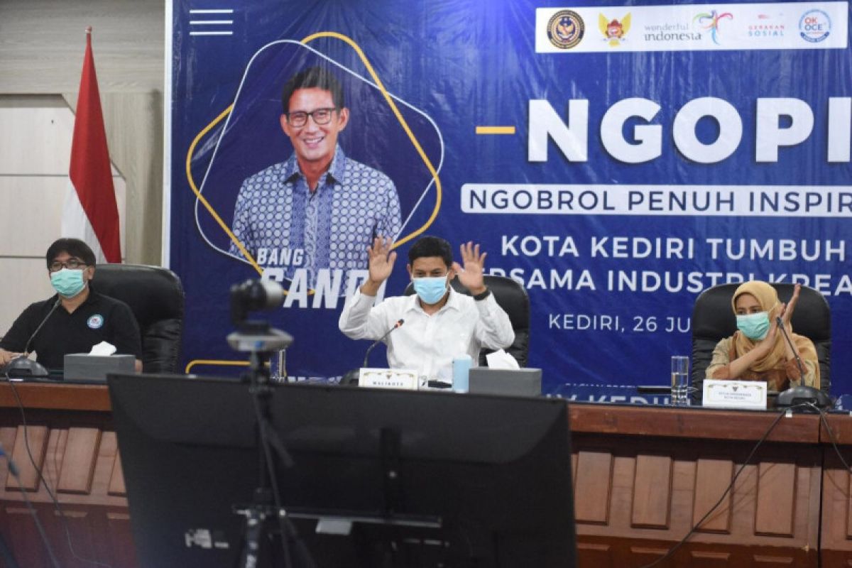 Sandiaga dukung wisata dan industri kreatif Kota Kediri dikembangkan