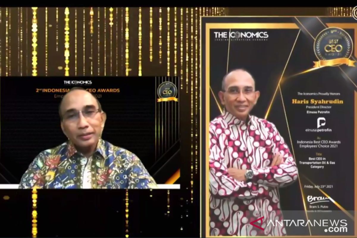 Dirut Elnusa Petrofin raih Indonesia Best CEO Awards Employee Choice 2021 dari The Iconomics
