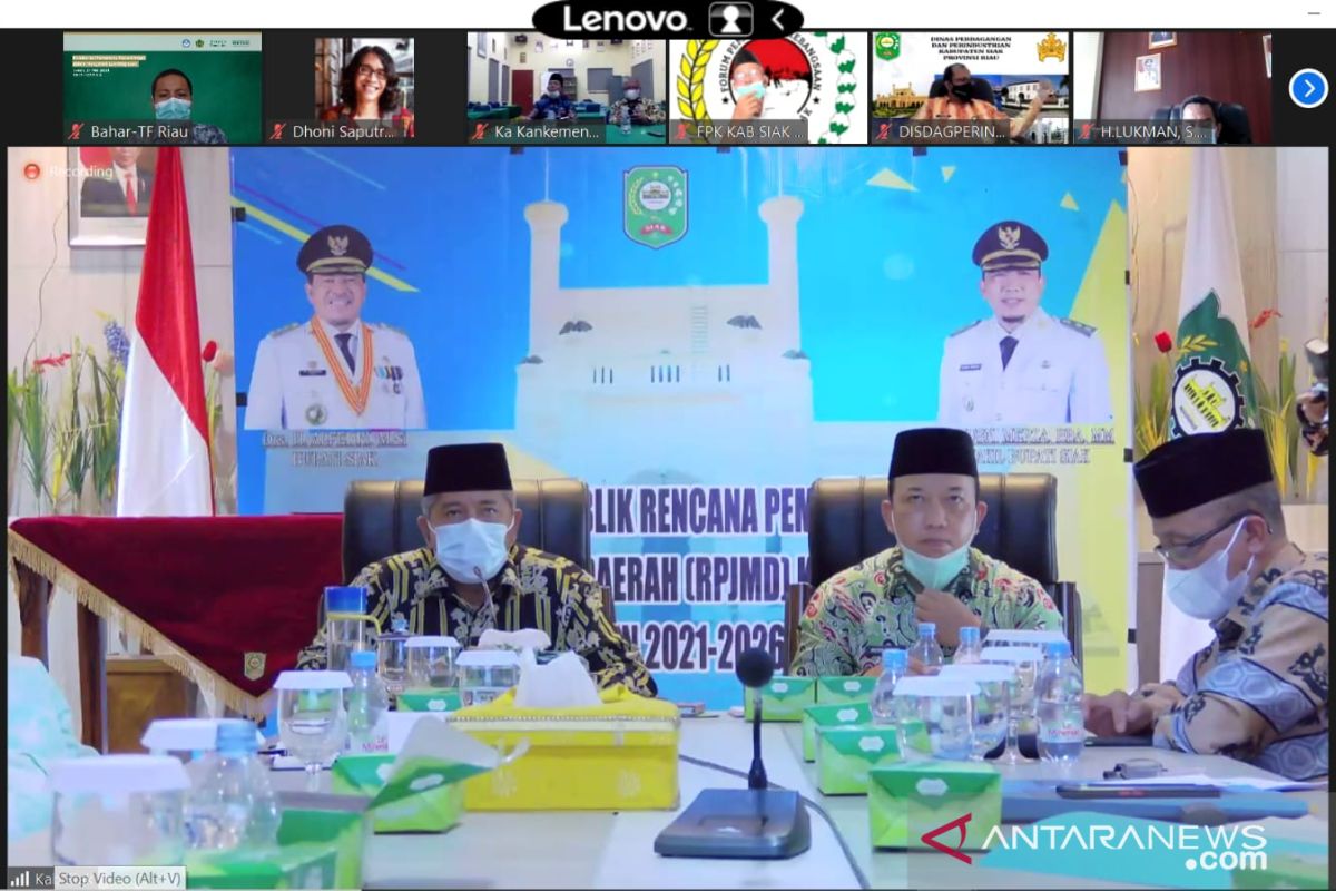 Masukan Tanoto Foundation, tujuan SDGs tercermin dalam rancangan RPJMD Siak 2021-2026