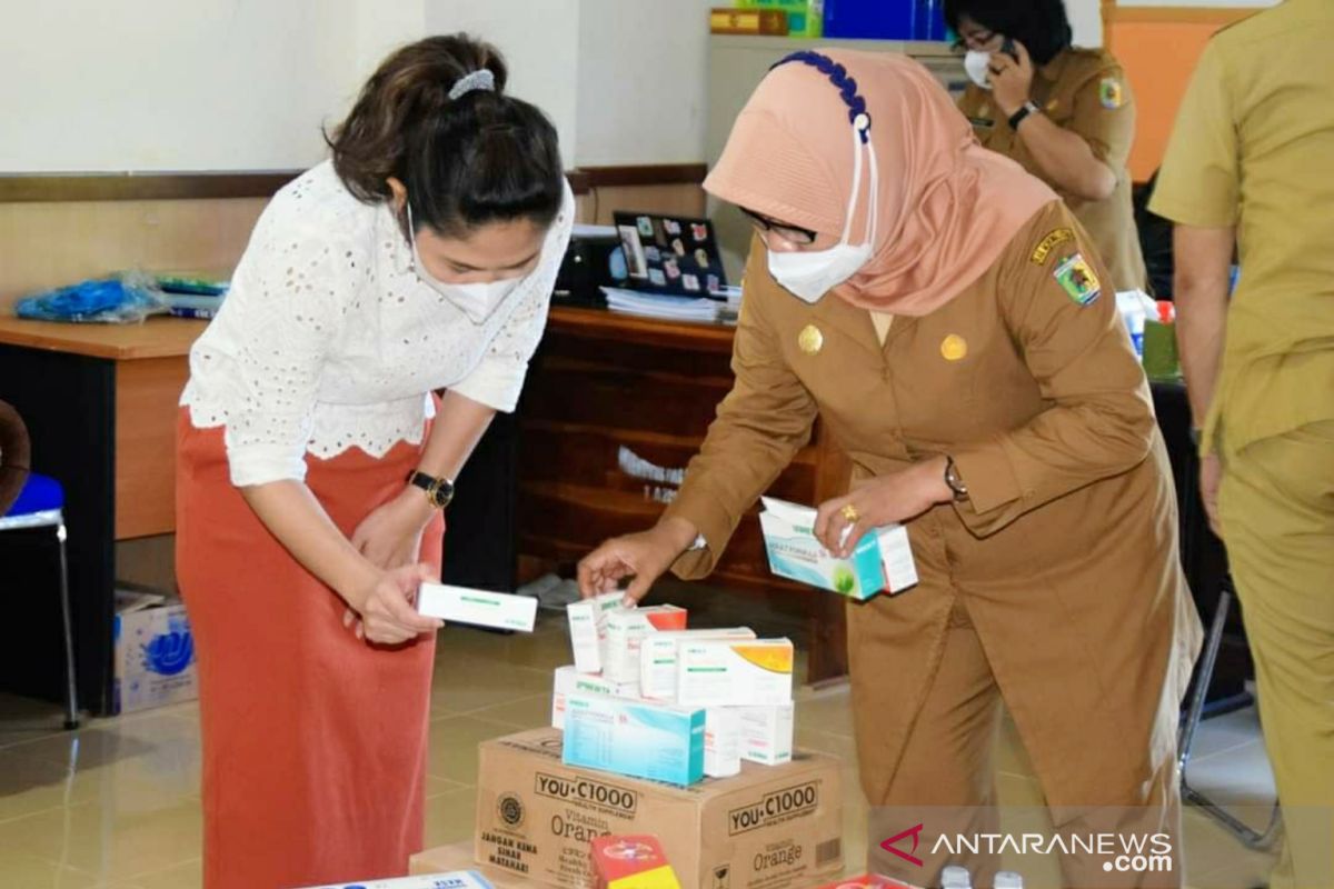 PKK Morut galang bantuan  untuk nakes dan pasien COVID-19