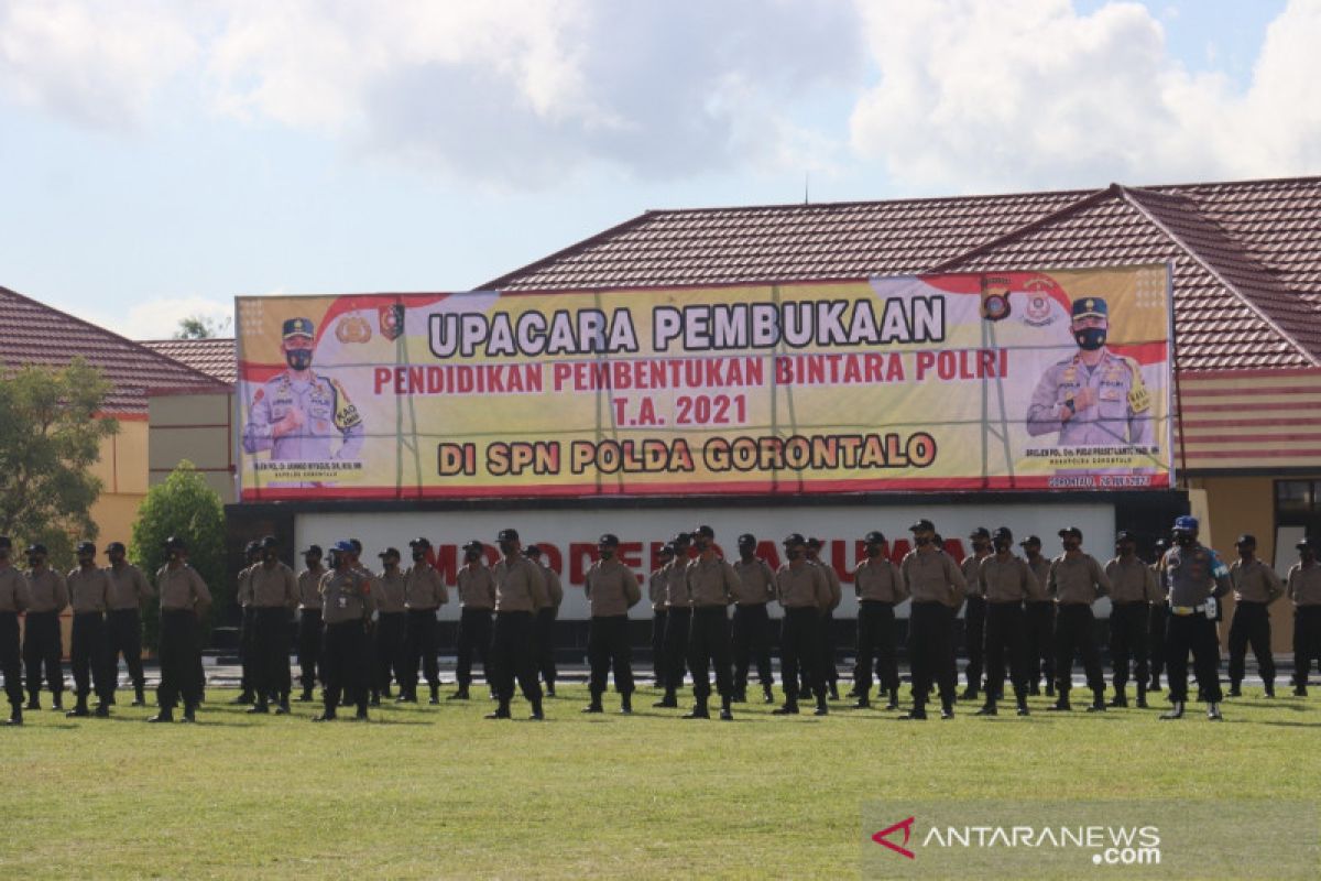 Polda Gorontalo mulai pendidikan pembentukan Bintara Polri