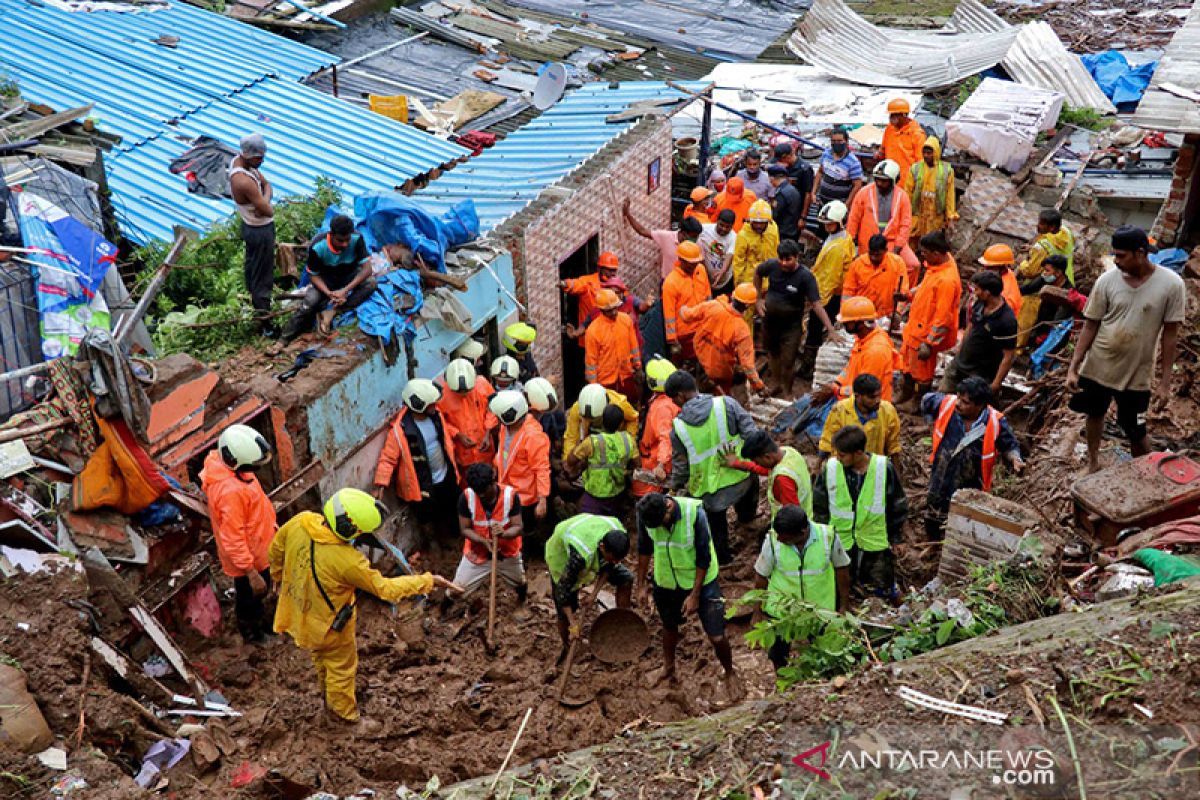 Hujan deras tewaskan lebih dari 160 orang di India