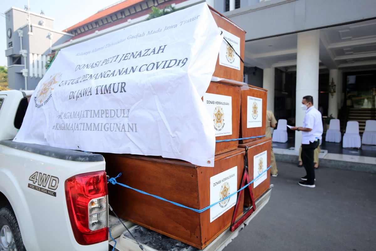Pemakaman secara prokes di Surabaya turun selama empat hari terakhir
