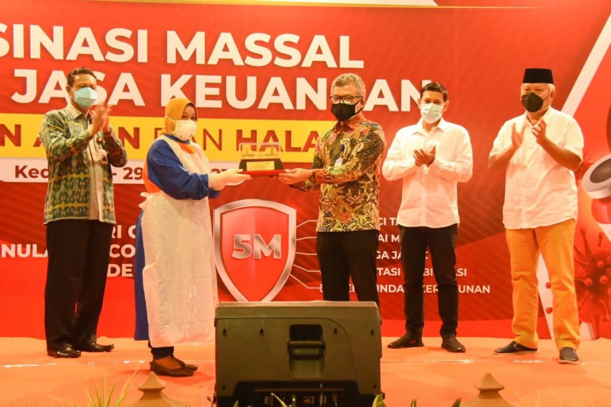 Pemkot Kediri dukung vaksinasi BI-OJK untuk percepat kekebalan kelompok