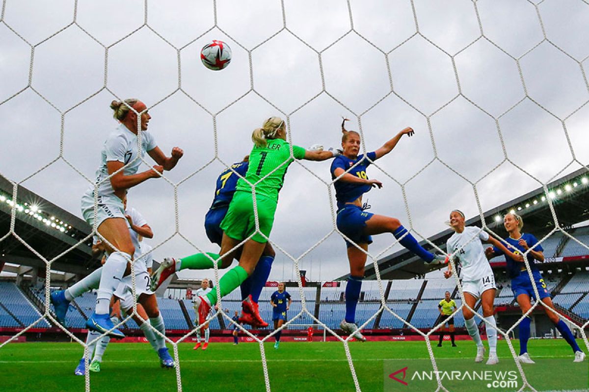 Swedia puncaki grup G usai kalahkan Selandia Baru 2-0