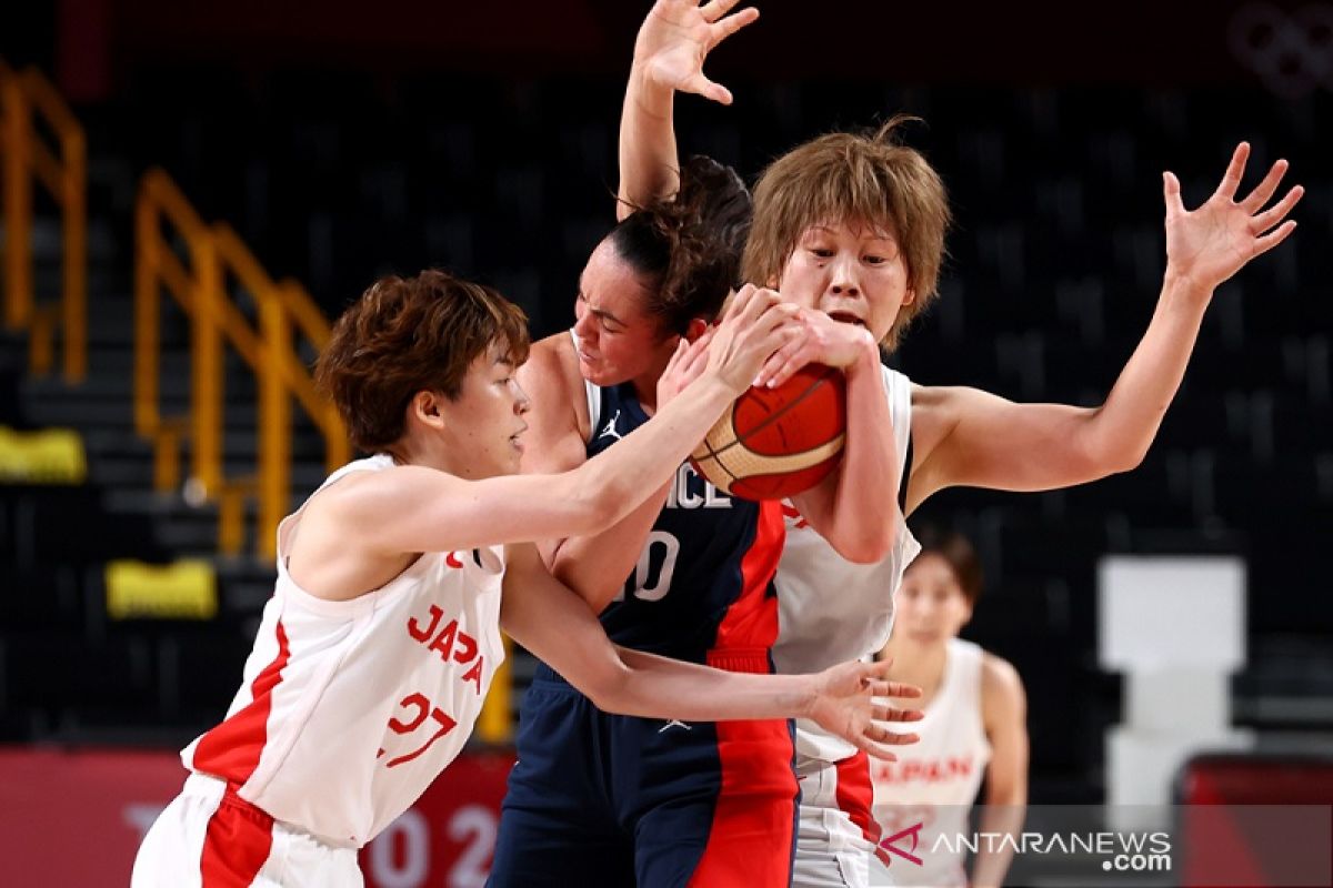 Basket putri Jepang jungkalkan Prancis, Amerika atasi Nigeria