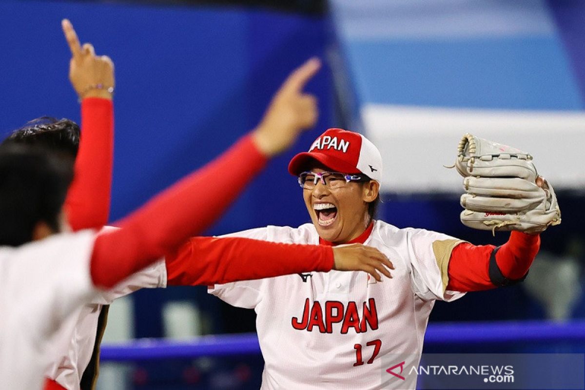 Olimpiade Tokyo 2020: Jepang pertahankan emas sofbol putri Olimpiade usai tundukkan Amerika
