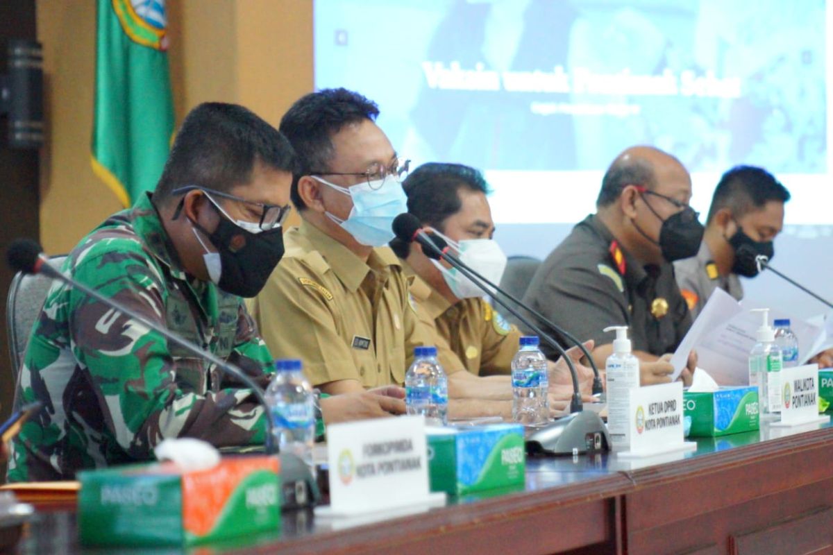 Kota Pontianak saat ini zona oranye penyebaran COVID-19