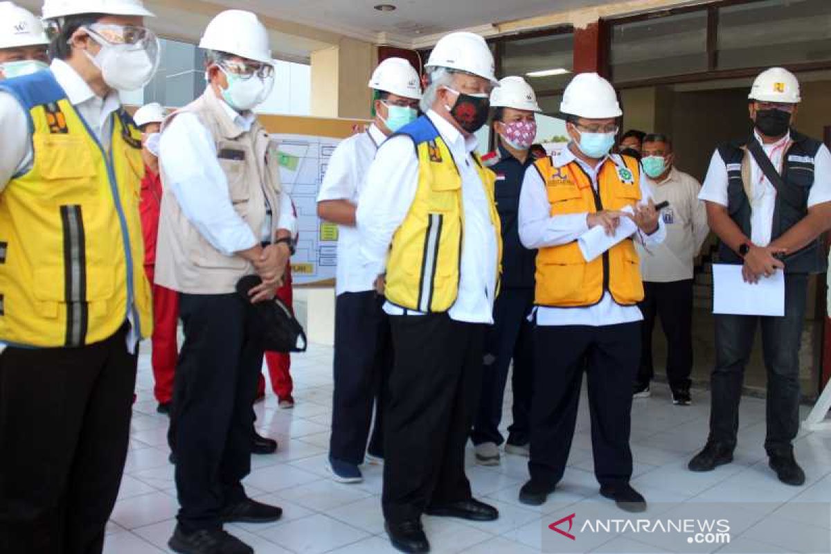 Menteri PUPR tinjau renovasi RSD COVID-19 di Boyolali