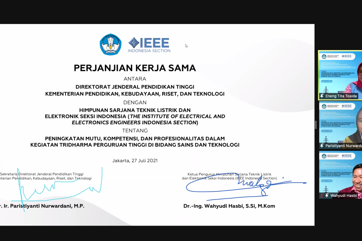 Ditjen Dikti gandeng IEEE perkuat SDM bidang keteknikan