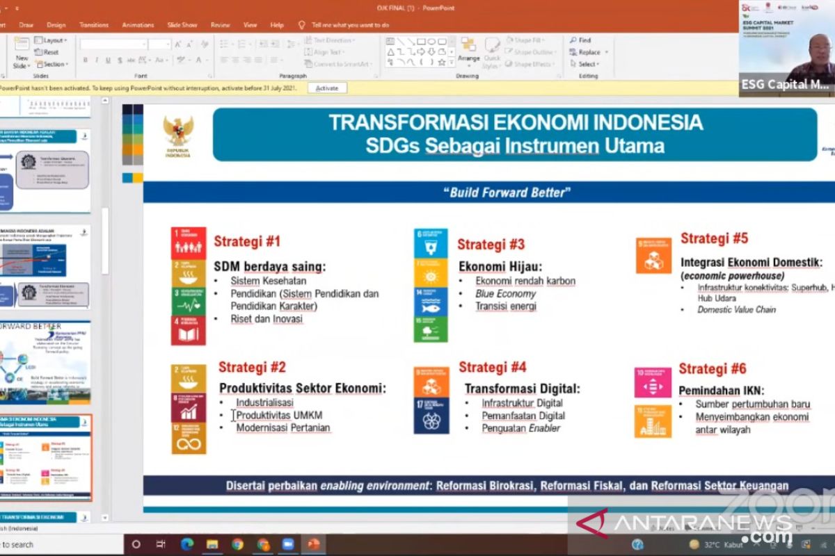 Enam faktor utama pendorong transformasi ekonomi Indonesia