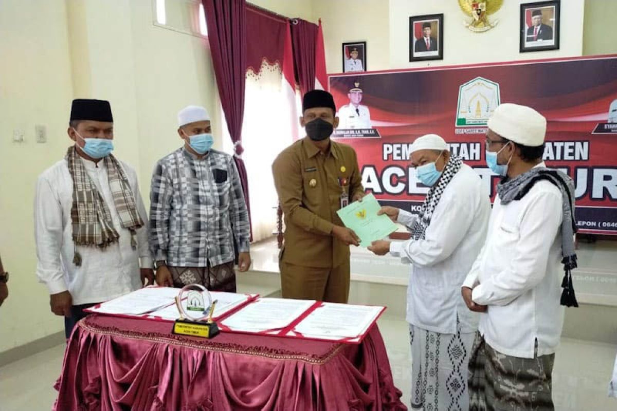 Aceh Timur serah aset Dayah Bustanul Huda