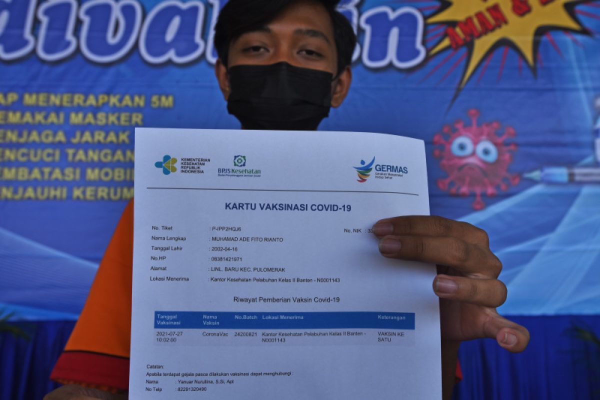 Satgas: Sertifikat vaksin sebagai akses perlu cakupan vaksinasi tinggi