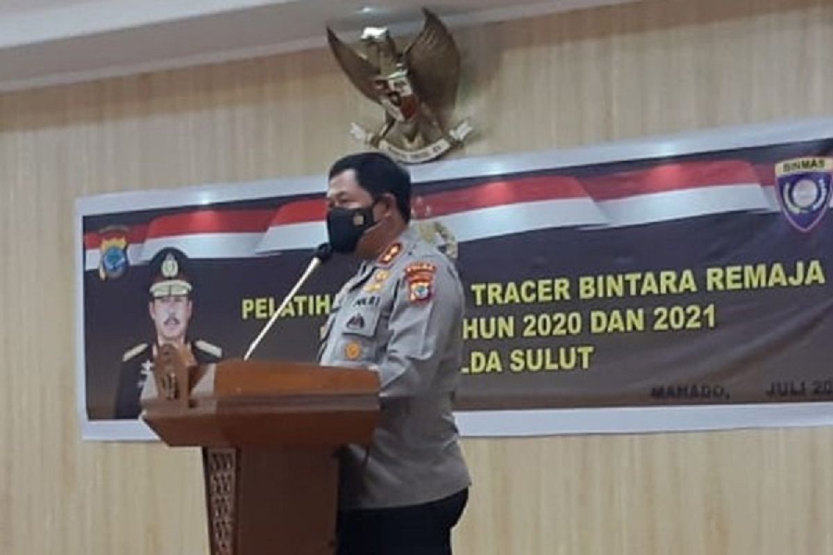 Polda Sulawesi Utara  latih 410 Bintara Polri jadi tenaga "tracer" COVID-19
