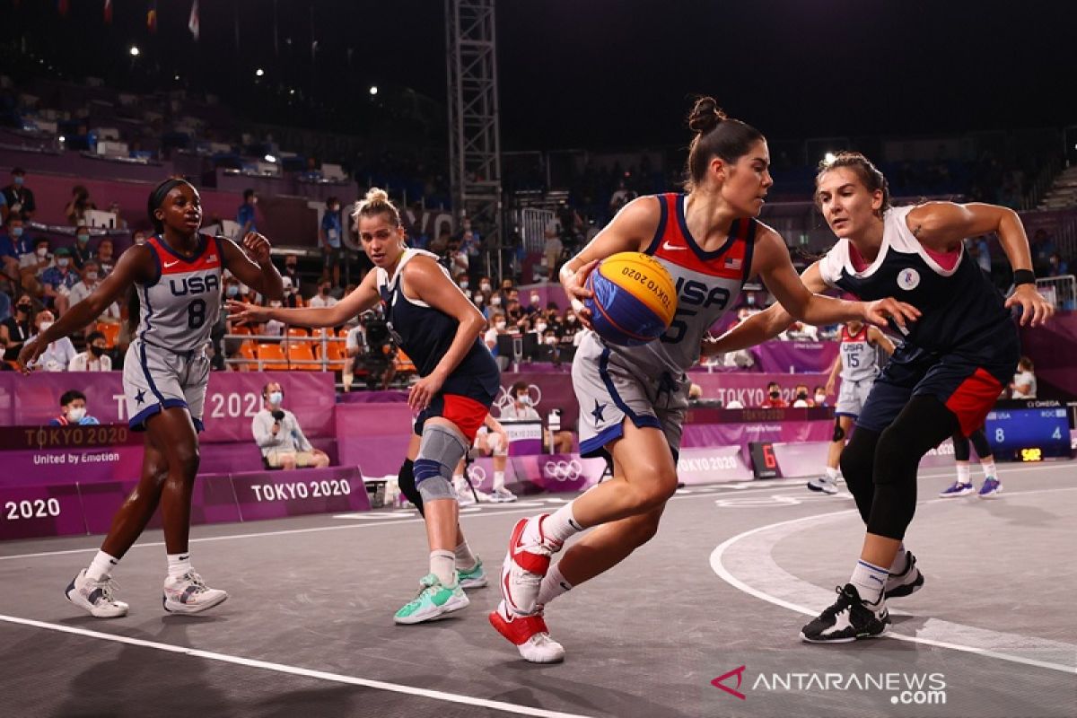 Olimpiade Tokyo, Tim putri Amerika Serikat sabet emas perdana basket 3x3