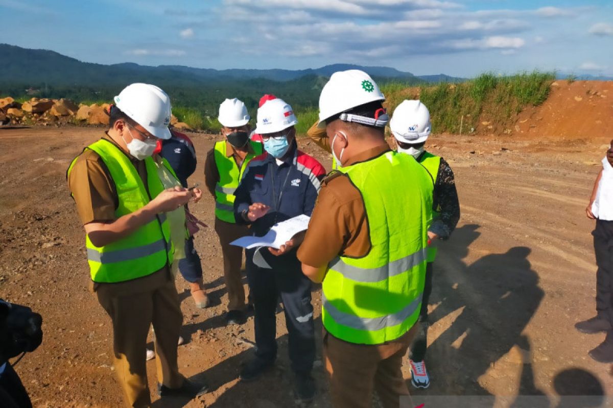 Wali-Wawali kota Manado cek perkembangan pembangunan TPA Mamitarang
