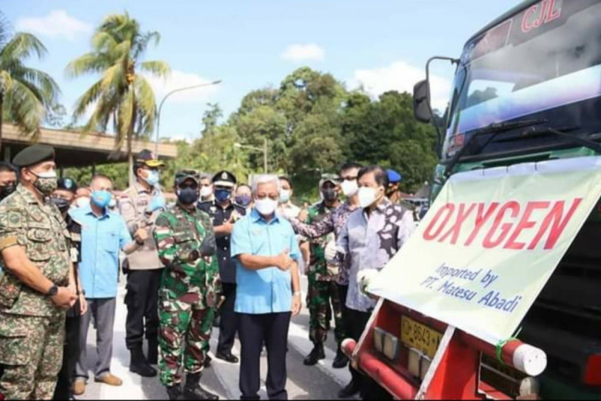 Pangdam XII/Tpr apresiasi pemerintah Malaysia berikan bantuan pasokan oksigen