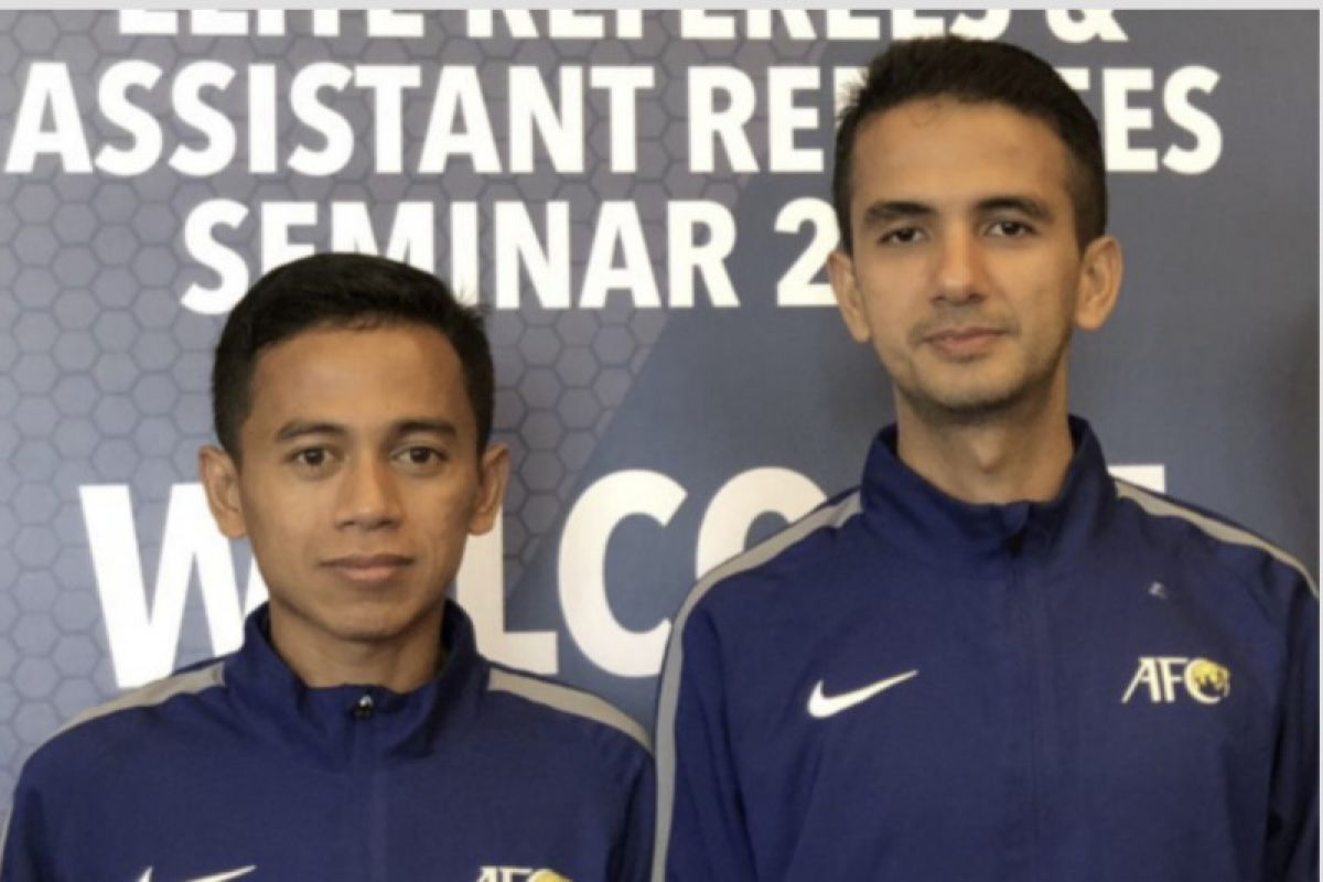 Dua wasit Indonesia pimpin laga Piala AFC