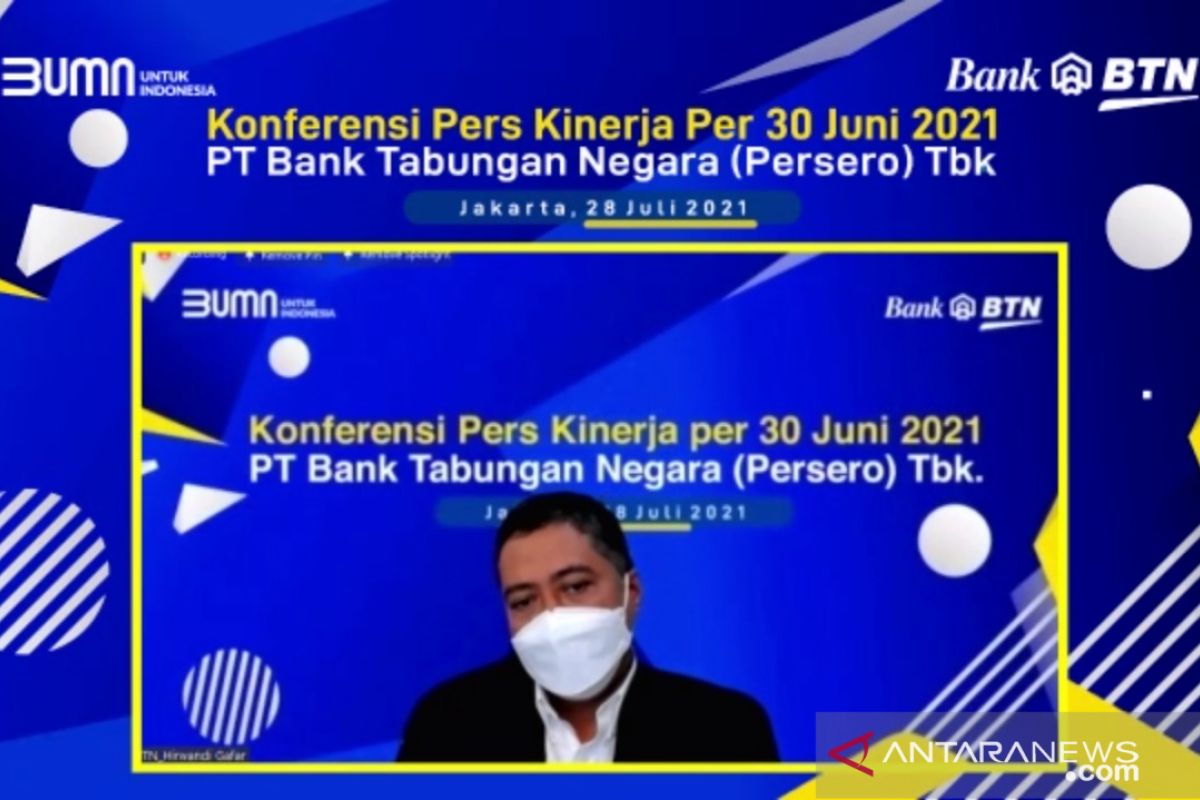 BTN salurkan KPR untuk 78.000 unit rumah hingga semester I-2021