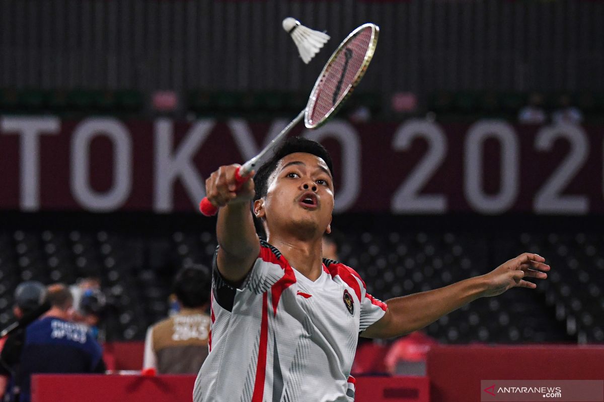 Ginting kemas kemenangan kedua di penyisihan Grup J Olimpiade Tokyo