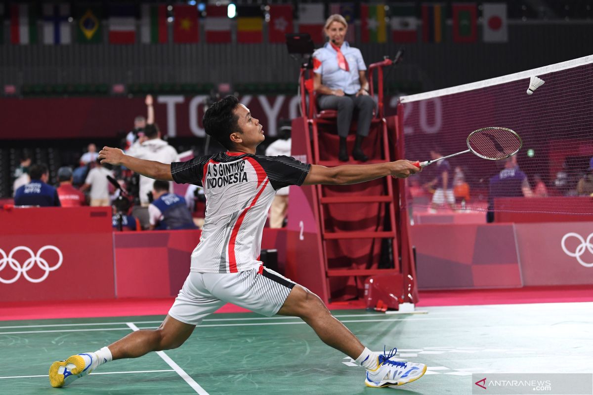 Ginting ingin tingkatkan fokus di babak 16 besar Olimpiade Tokyo