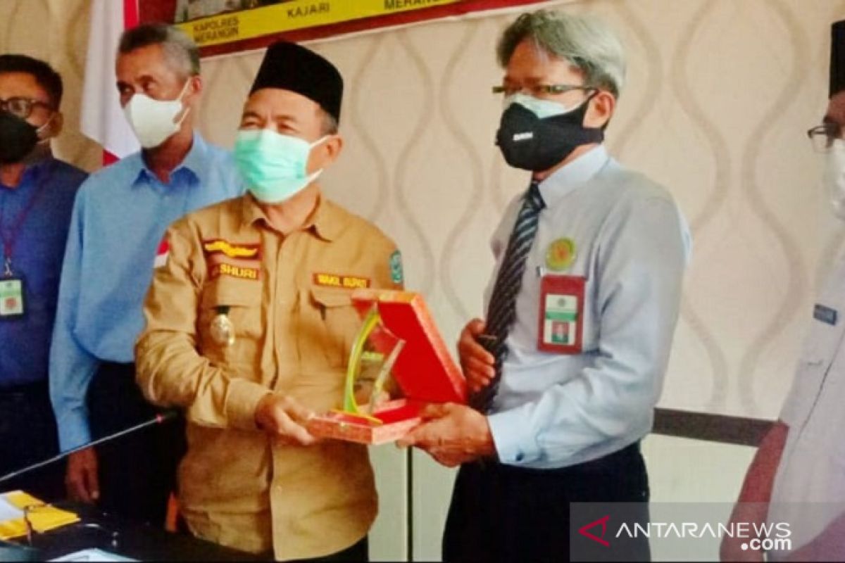 Pemkab Merangin audiensi bersama KPKNL Jambi kelola aset daerah