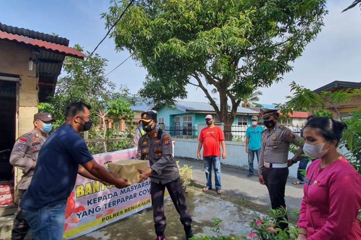 Peduli warga isoman, Kapolres Bengkails siapkan beras satu ton