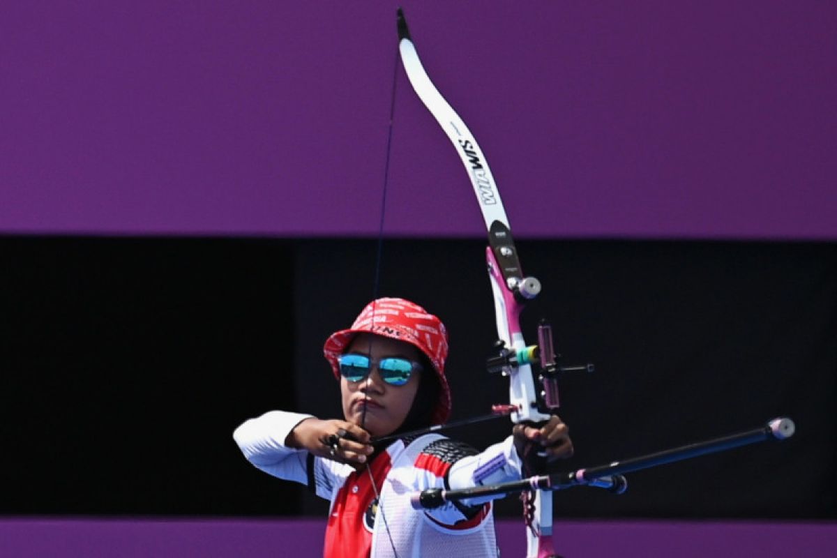 Diananda dan Bagas terhenti pada babak pertama panahan Olimpiade Tokyo