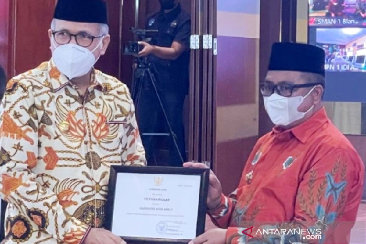 Aceh Barat raih penghargaan kabupaten layak anak tahun 2021