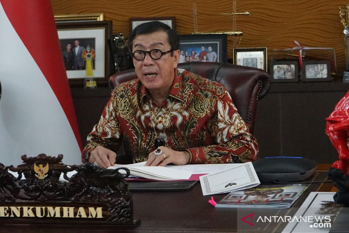 Kemenkumham salurkan 46.614 paket bantuan sosial kepada masyarakat