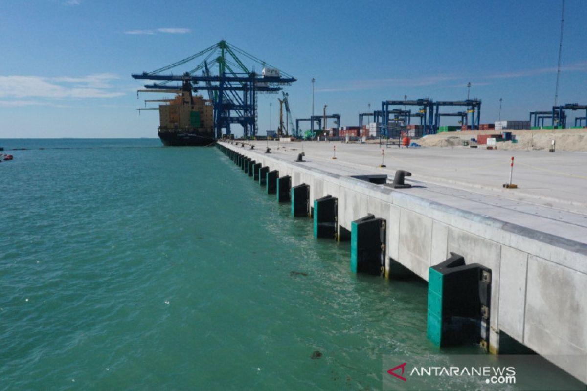 Progres pembangunan Makassar New Port capai 77,54 persen