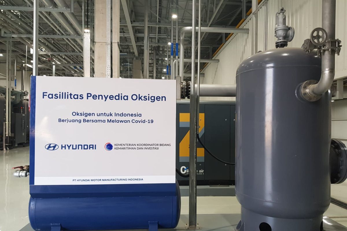 Luhut apresiasi Hyundai bangun fasilitas produksi oksigen di Indonesia