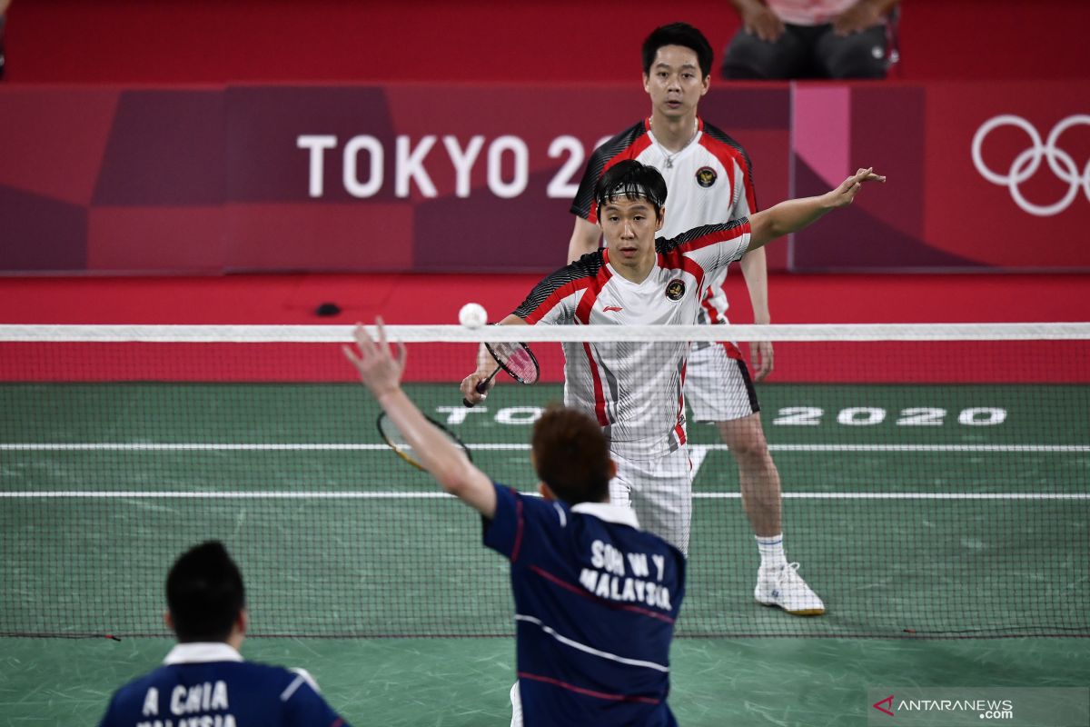 Olimpiade Tokyo - Ganda Putra Indonesia Kevin/Marcus tersingkir di perempat final
