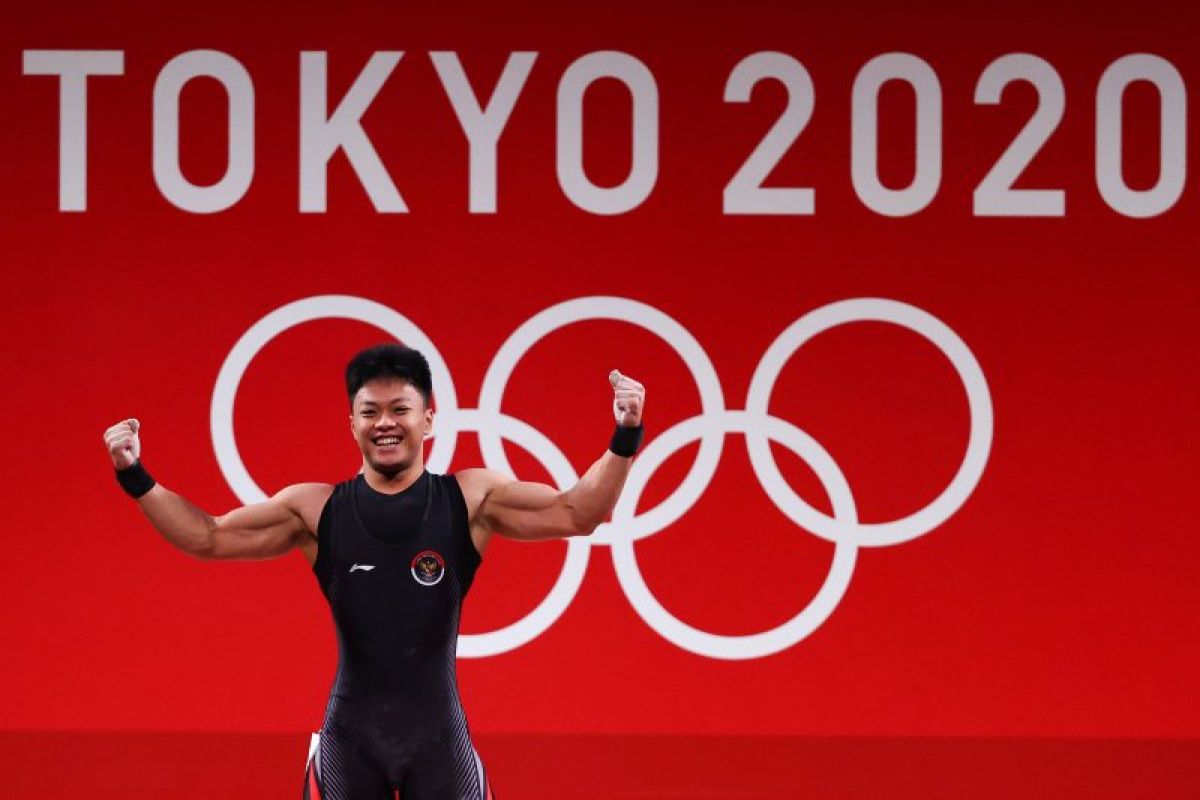 Olimpiade Tokyo - Lifter Indonesia Rahmat Erwin Abdullah sumbang perunggu