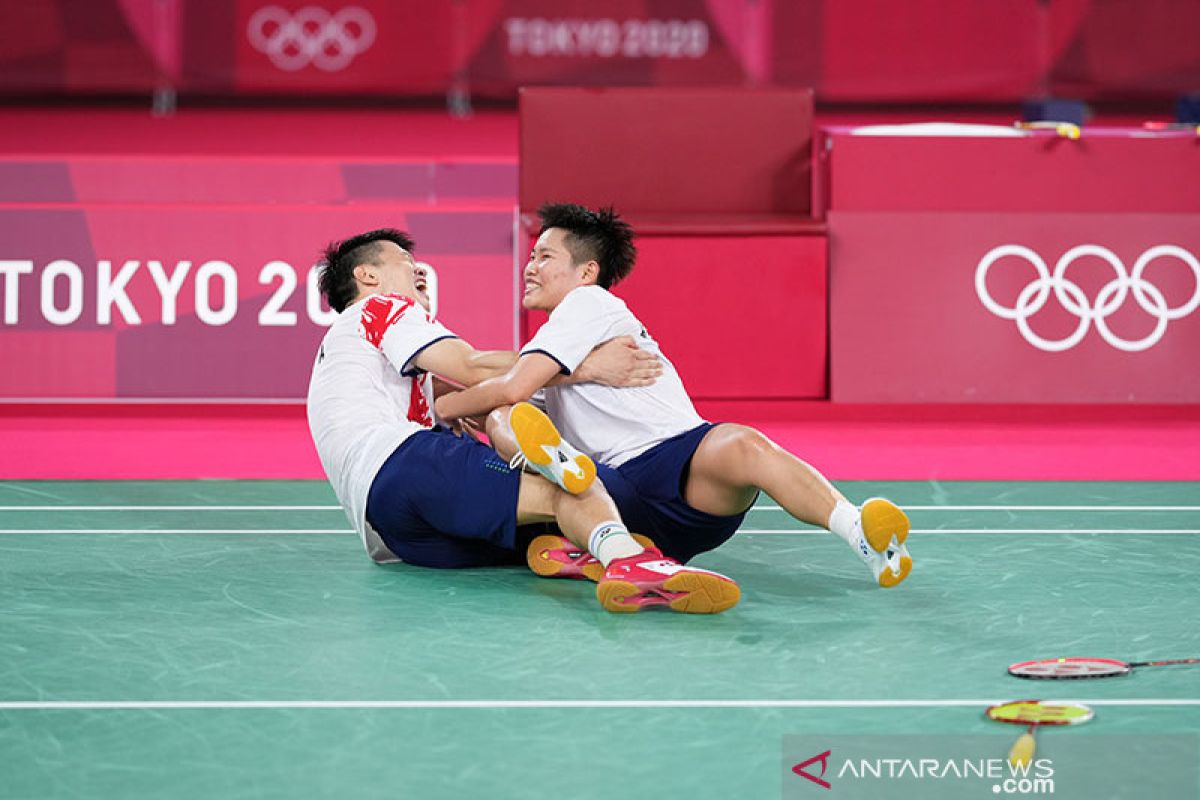 Ganda campuran Wang/Huang raih emas bulu tangkis dalam all-China final