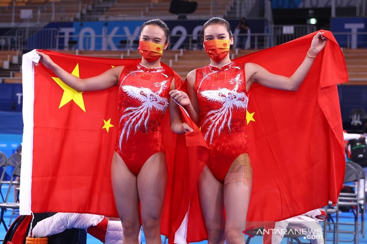 China masih memimpin klasemen perolehan medali Olimpiade Tokyo