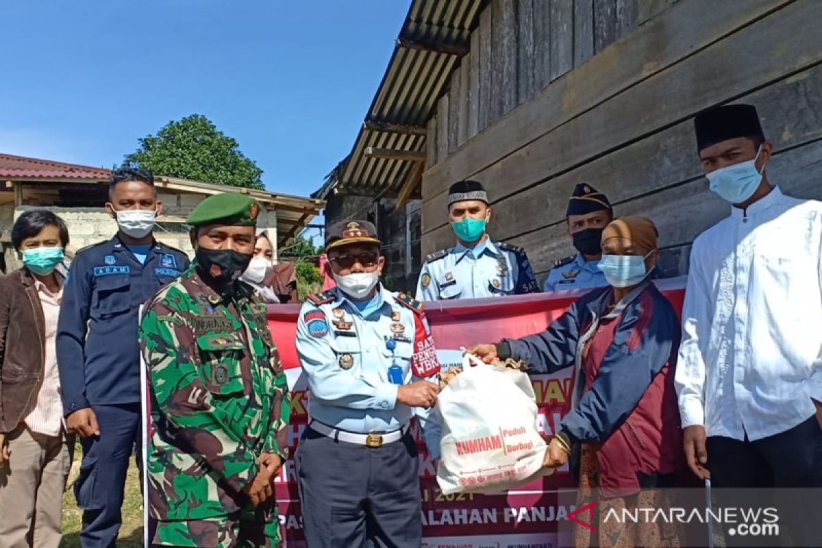 Dengan ini, Lapas Alahan Panjang bantu masyarakat terdampak pandemi COVID-19