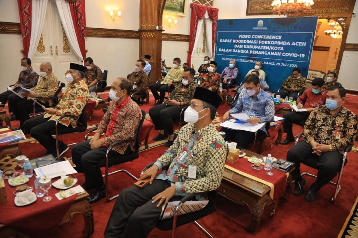 Ini Pesan Gubernur saat rapat bersama bupati dan wali kota se Aceh