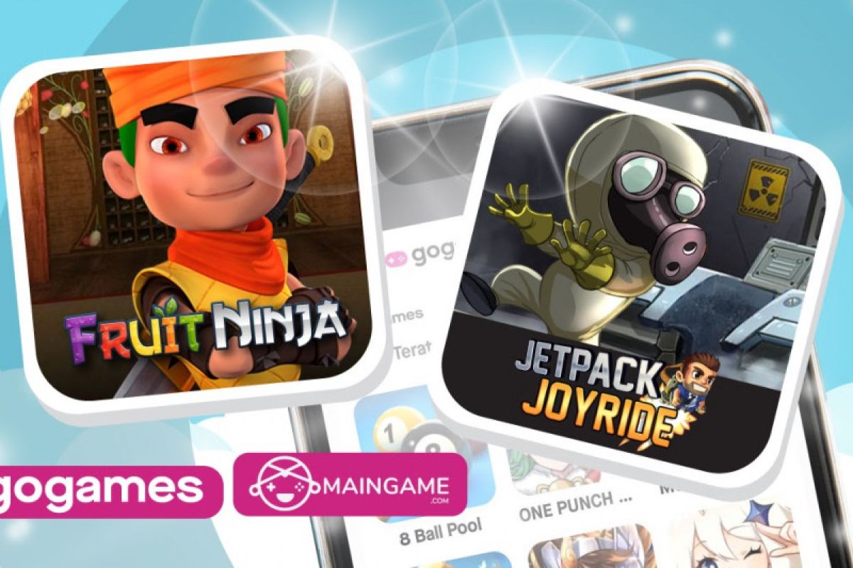 Game "Fruit Ninja" dan "Jetpack Joyride" hadir di Gojek