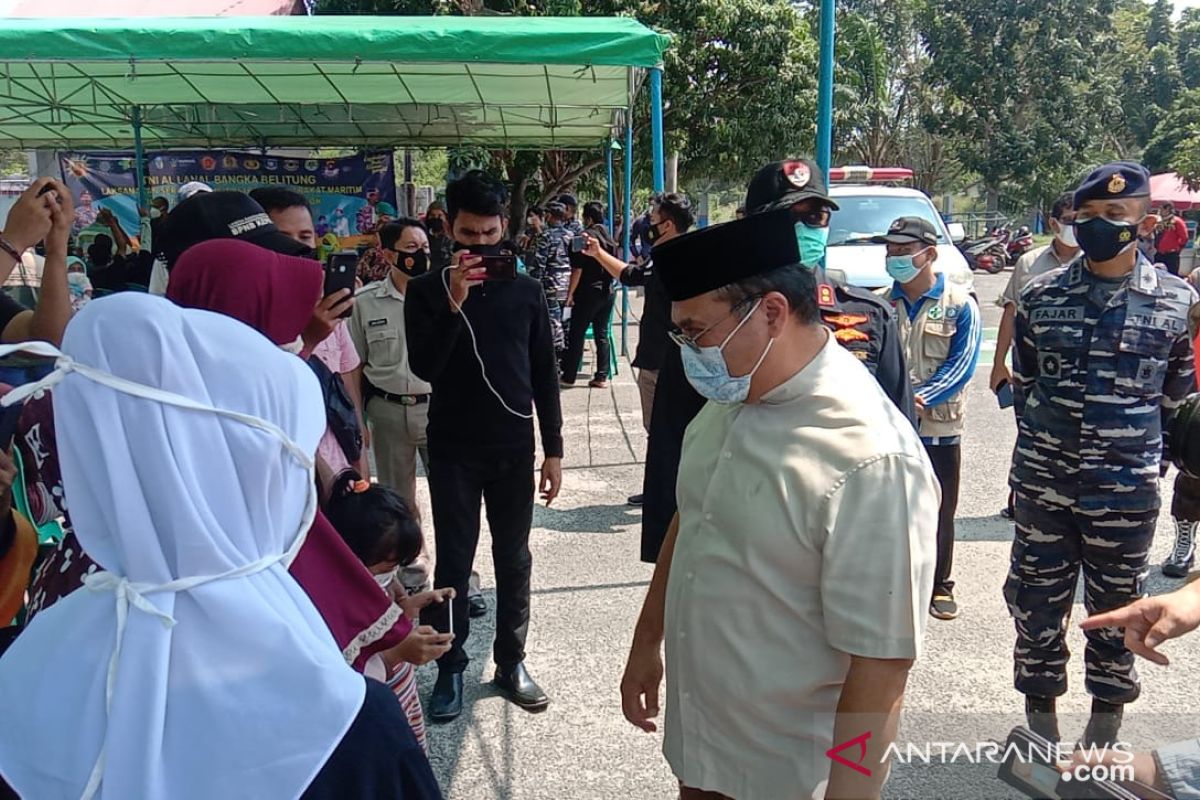 Gubernur apresiasi serbuan vaksin TNI AL di Pelabuhan Tanjungkalian