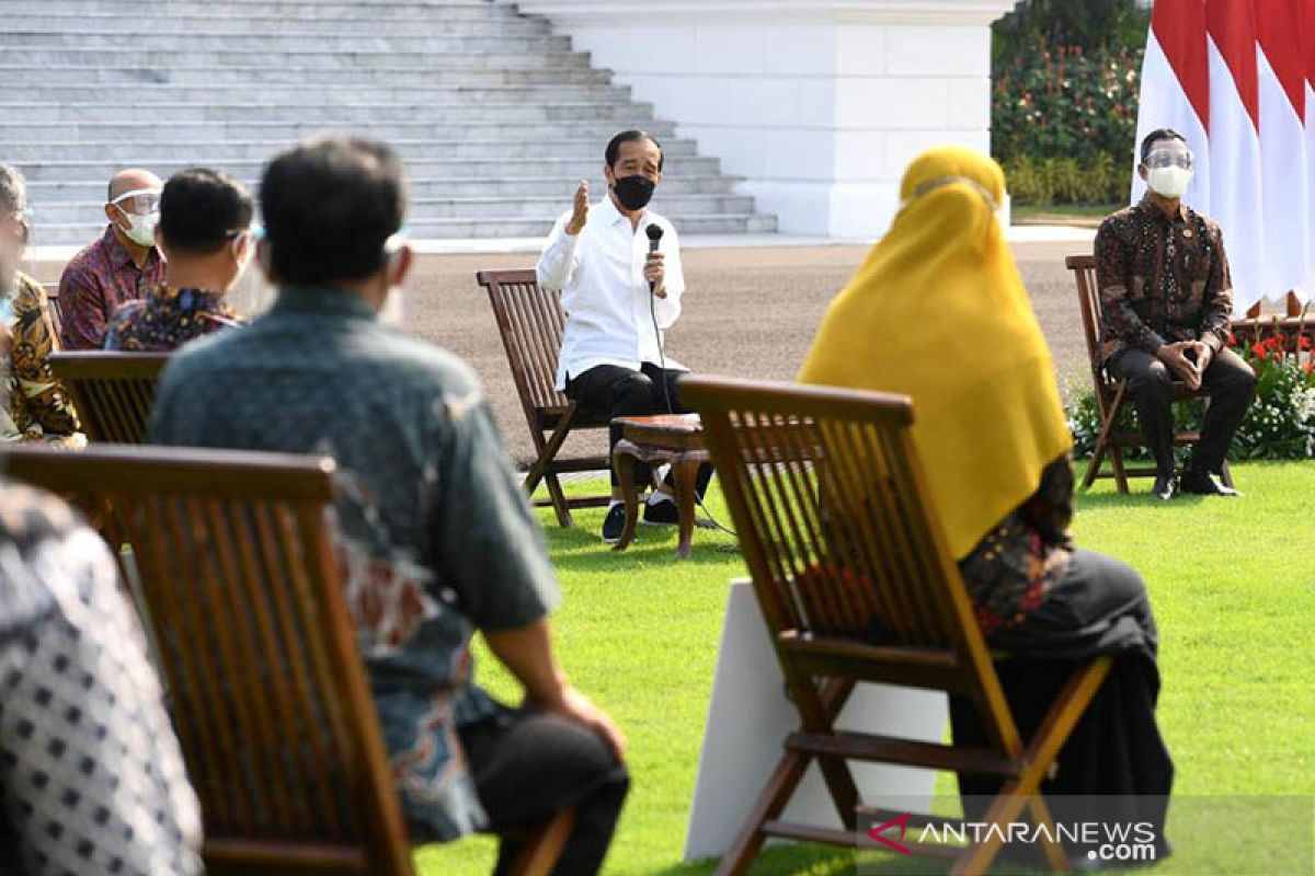 Presiden harap pelaku usaha tahan banting di tengah pandemi