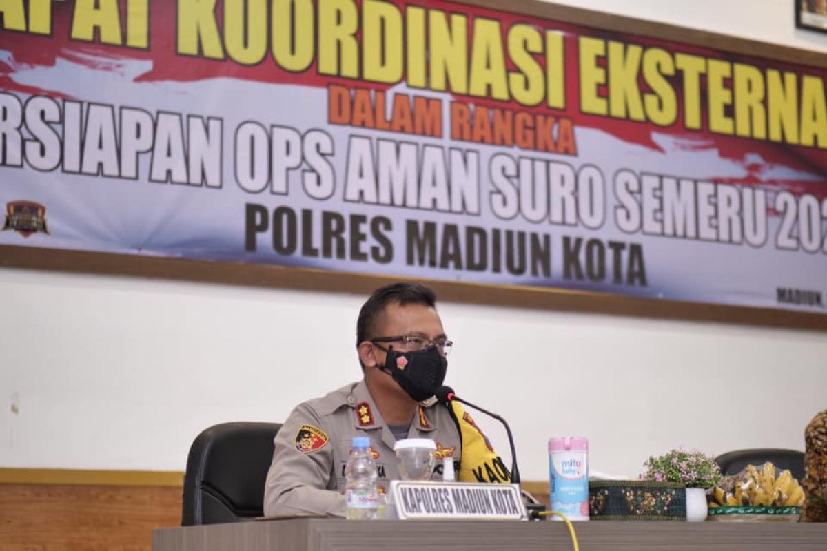 Kapolres Madiun Kota ajak pesilat jadi duta prokes saat perayaan 1 Suro