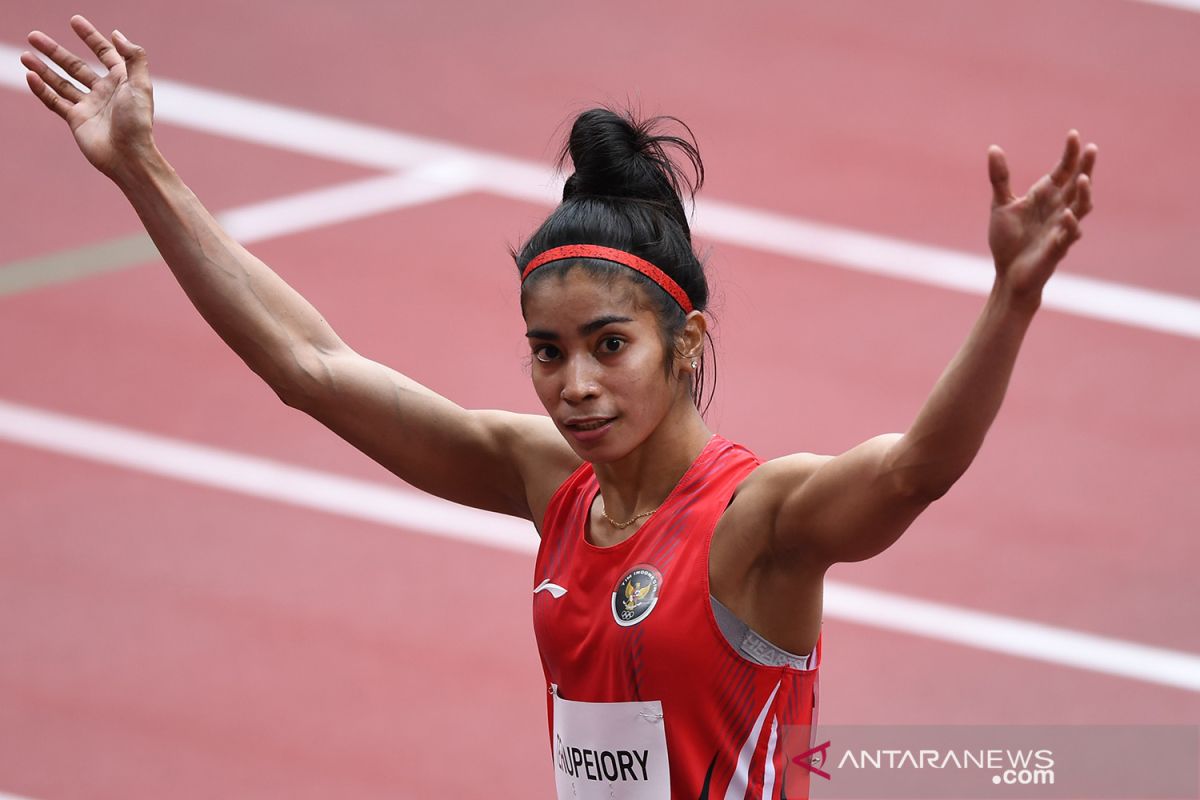 Olimpiade Tokyo - Sprinter putri Indonesia Alvin Tehupeiory melaju ke babak utama