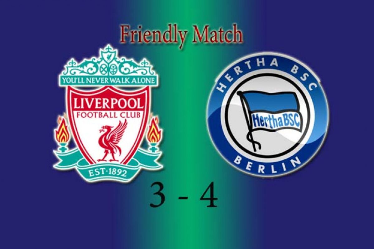 Van Dijk kembali bermain saat Liverpool takluk lawan Hertha 3-4