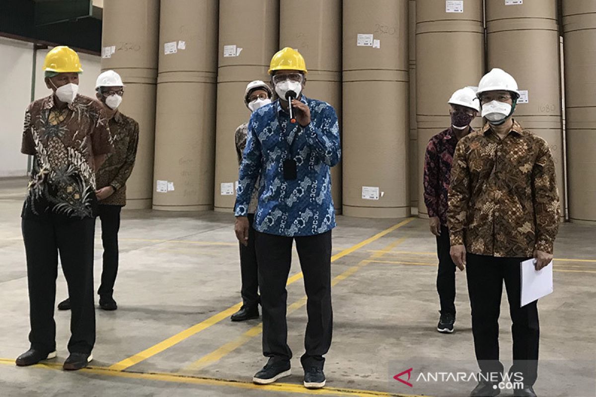 Kemenperin tinjau implementasi protokol kesehatan pada industri kertas