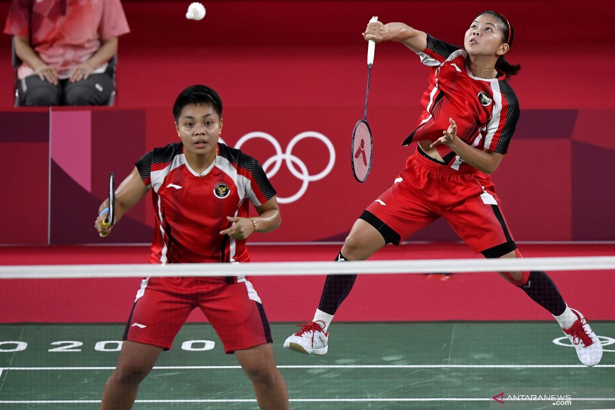 Greysia/Apriyani samakan kedudukan bagi Indonesia 1-1  lawan Thailand